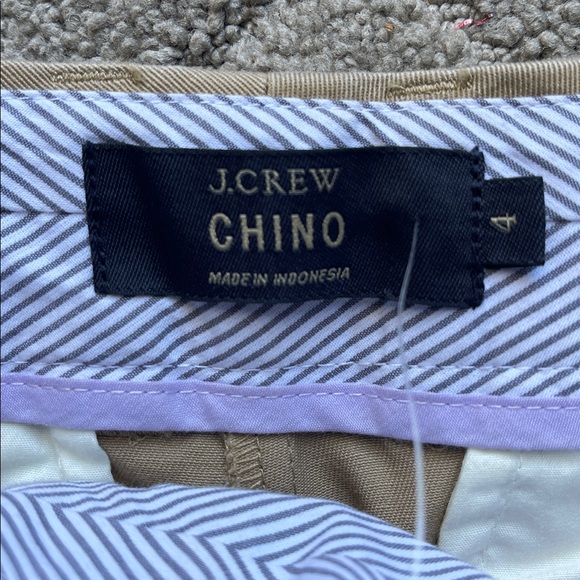 J. Crew Chino Tan Women's Shorts 100% Cotton - Picture 4 of 10